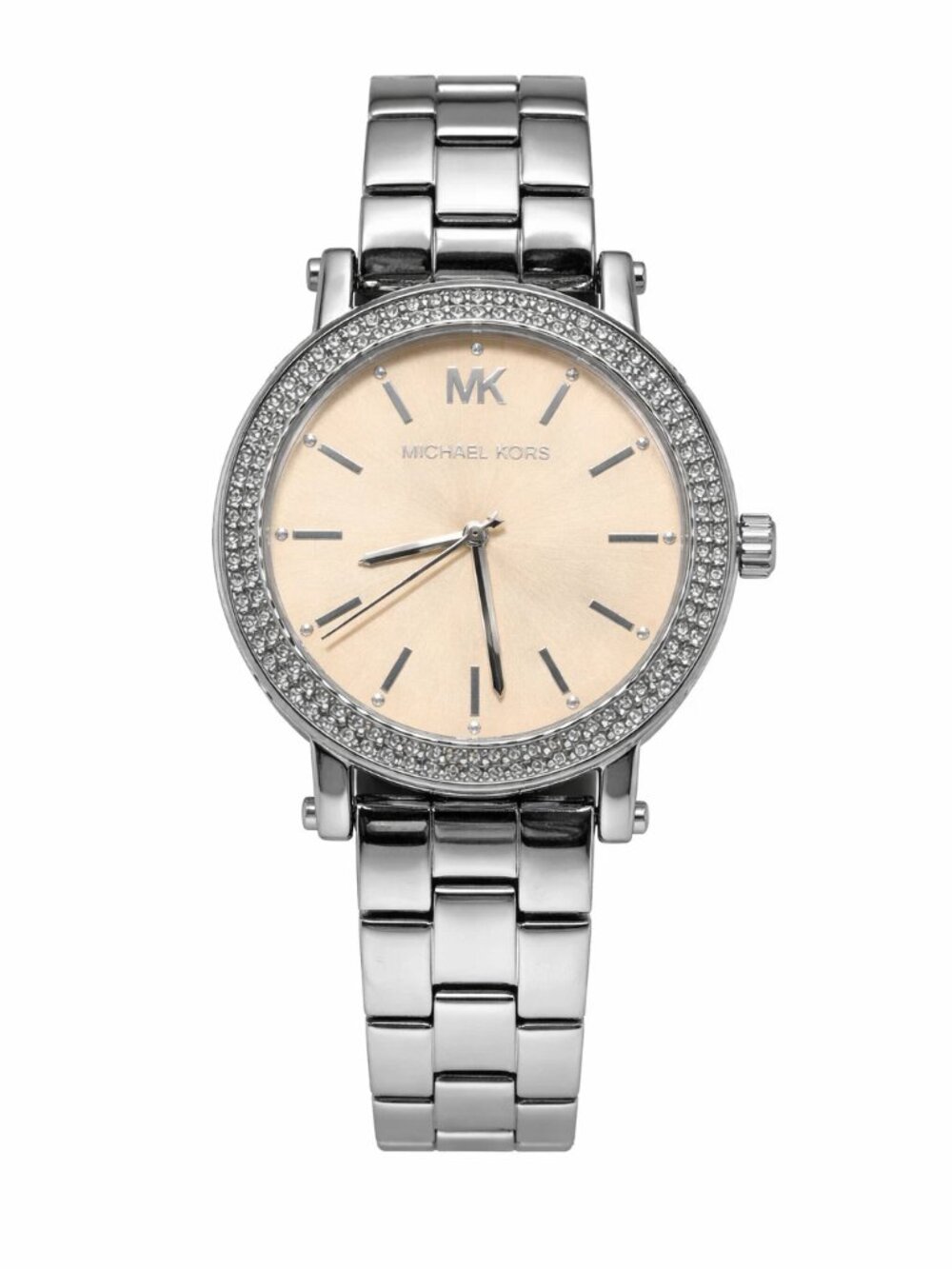Michael Kors Corey Women's Silver-Tone Watch MKO1050 38mm